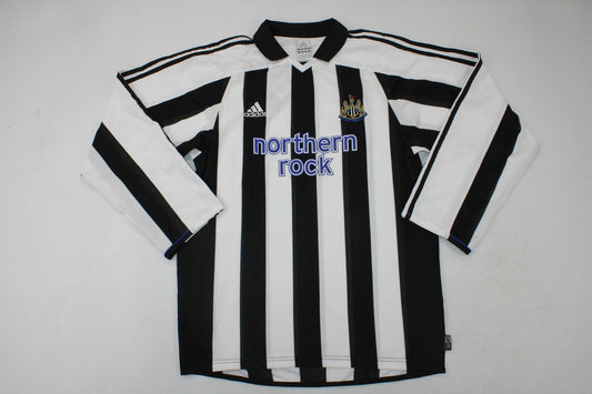 Newcastle 2003/05 Home Retro Jersey - Long Sleeve