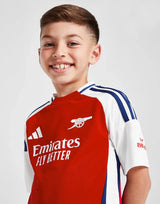 Arsenal 2024/25 Home Kids Kit Jersey - Red and White