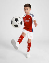 Arsenal 2024/25 Home Kids Kit Jersey - Red and White