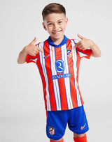 Atlético Madrid 2024/25 Home Kids Kit Jersey