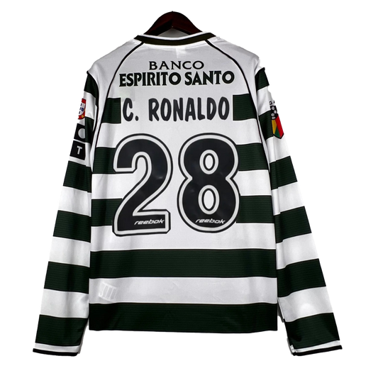 Sporting 2001/03 Retro Jersey - Long Sleeve