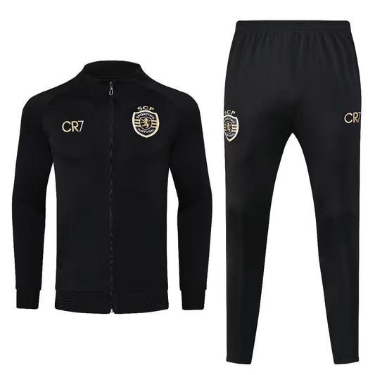 Sporting 2023/24 Fato de Training - Zip Completo Jersey