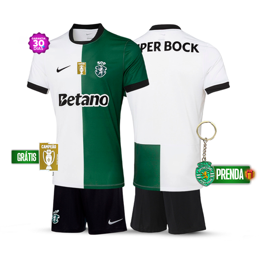 Sporting 2025/26 Fourth Stromp Kids Kit