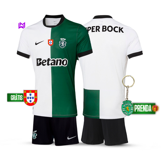 Sporting 2025/26 Fourth Stromp Kids Kit