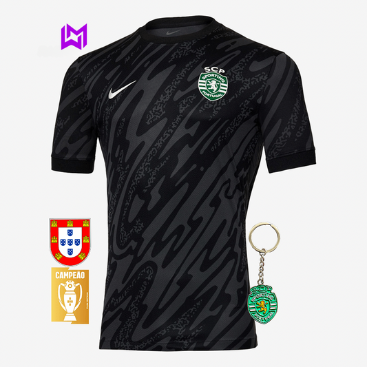 Sporting 2024/25 Goalkeeper Jersey - Black
