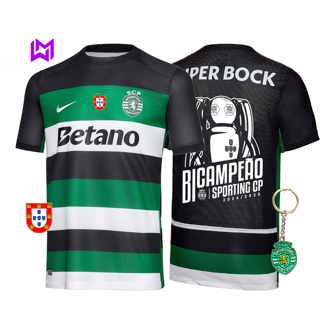 Sporting 2024/25 Home Jersey - Back-to-Back Champions