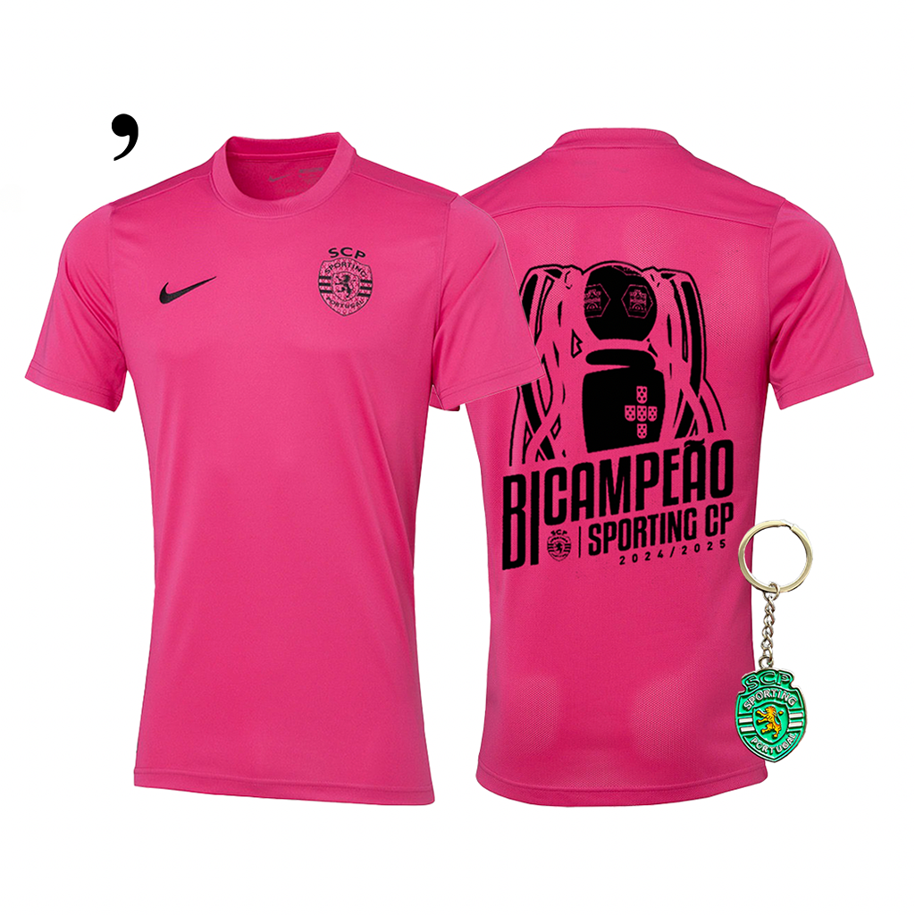 Sporting 2024/25 Pink October Jersey - Back-to-Back Champions