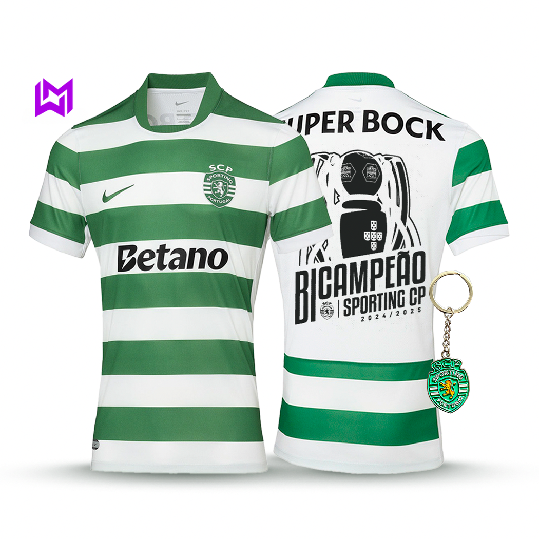 Sporting 2025/26 Home Jersey - Back-to-Back Champions