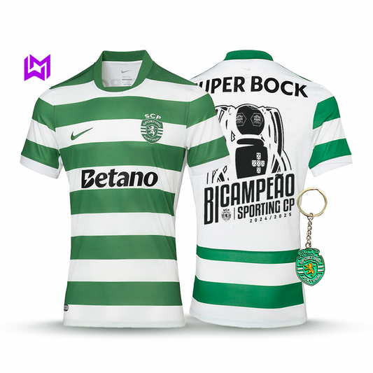 Sporting 2025/26 Home Jersey - Back-to-Back Champions
