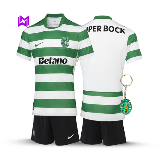 Sporting 2025/26 Home Kids Kit
