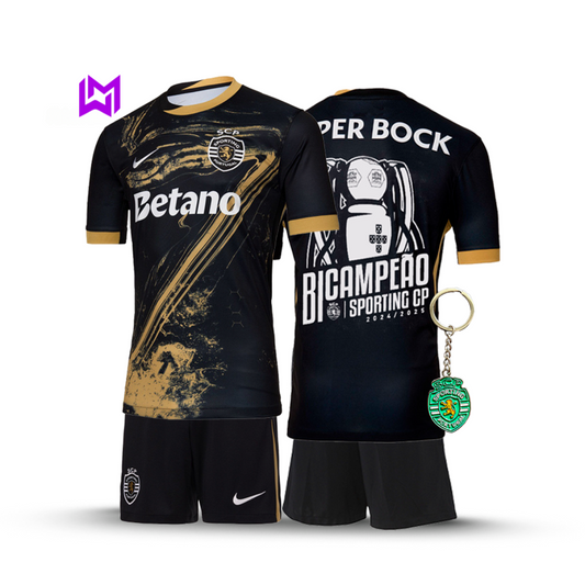 Sporting 2024/25 Third Kids Kit - Cristiano Ronaldo #7 - Back-to-Back Champions