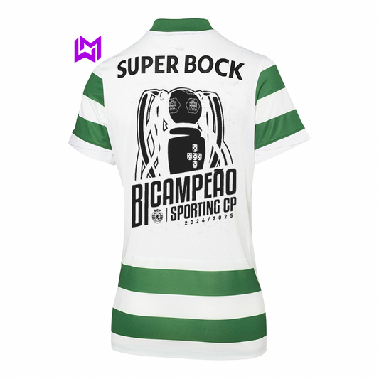 Sporting 2025/26 Home Jersey - Back-to-Back Champions - Women's