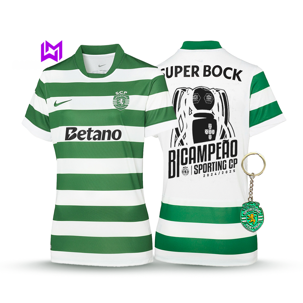 Sporting 2025/26 Home Jersey - Back-to-Back Champions - Women's