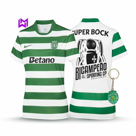 Sporting 2025/26 Home Jersey - Back-to-Back Champions - Women's