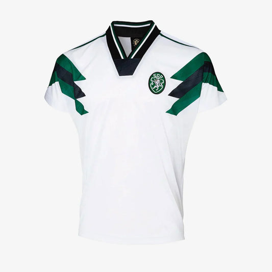 Sporting 2025/26 Vintage Retro White 1990s Jersey