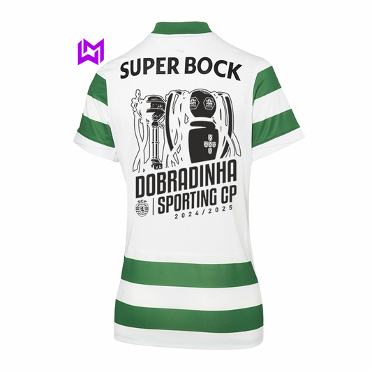 Sporting 2025/26 Home Jersey - Double Winners - Women's