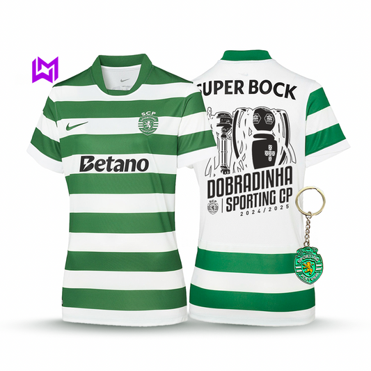Sporting 2025/26 Home Jersey - Double Winners - Women's