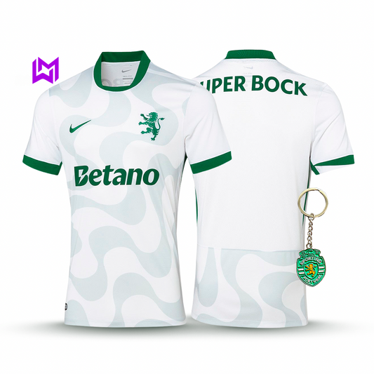 Sporting 2025/26 Away Jersey - White