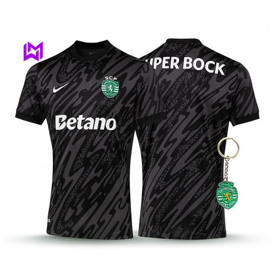 Sporting 2025/26 Goalkeeper Jersey - Black