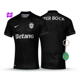 Sporting 2025/26 Away Jersey - Black