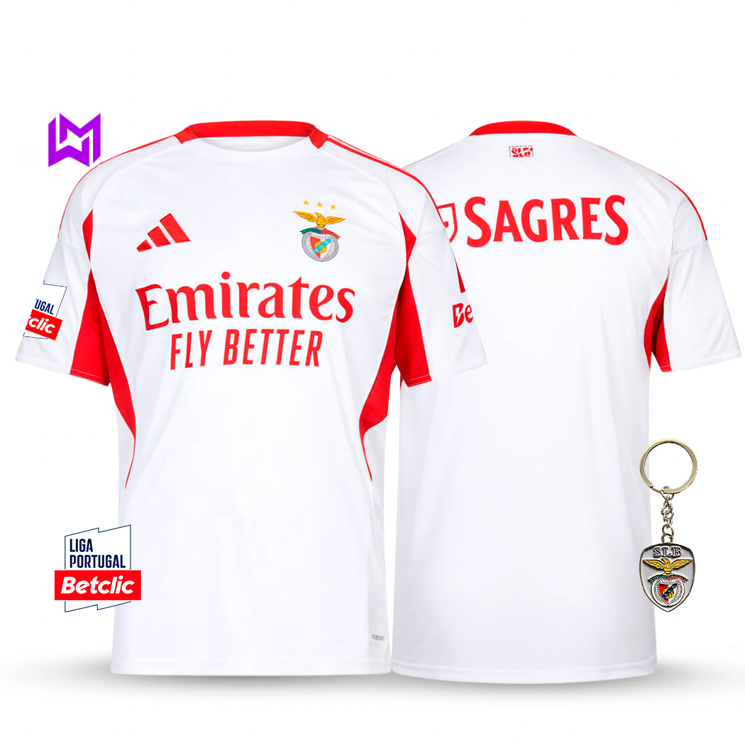 Benfica 2025/26 Away Jersey - White