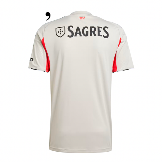 Benfica 2025/26 Away Jersey - Beige