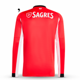 Benfica 2025/26 Home Jersey - Long Sleeve