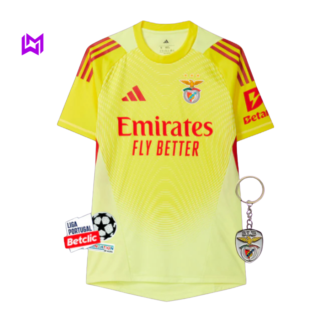 Benfica 2025/26 Goalkeeper Jersey - Yellow