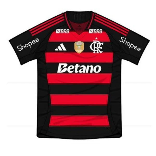 Flamengo 2025/26 Home Jersey - Fan Version - All Sponsors