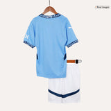 Manchester City 2024/25 Home Kids Kit Jersey - White Blue