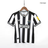 Newcastle United 2023/24 Home Kids Kit Jersey - Black and White