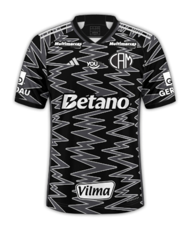Atlético Mineiro 2024/25 Third Jersey - Fan Version - All Sponsors