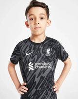 Kids Liverpool Home Goalkeeper Kit 2024/25 Jersey