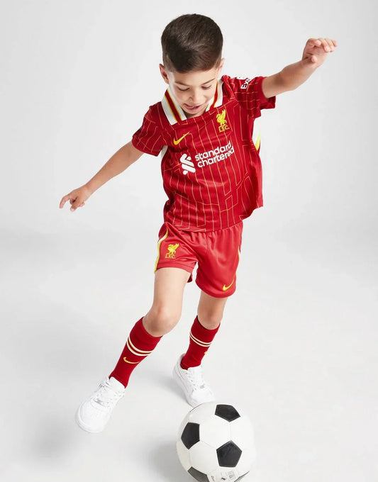 Liverpool 2024/25 Home Kids Kit Jersey - Red