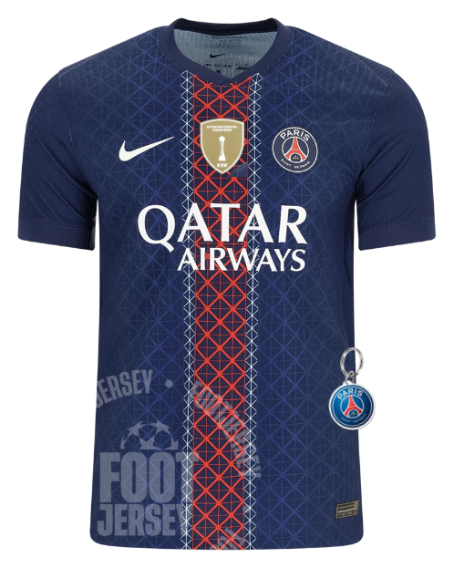 Paris Saint-Germain 2025/26 Home Jersey - World Champion Patch