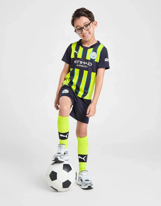 Manchester City 2024/25 Away Kids Kit Jersey