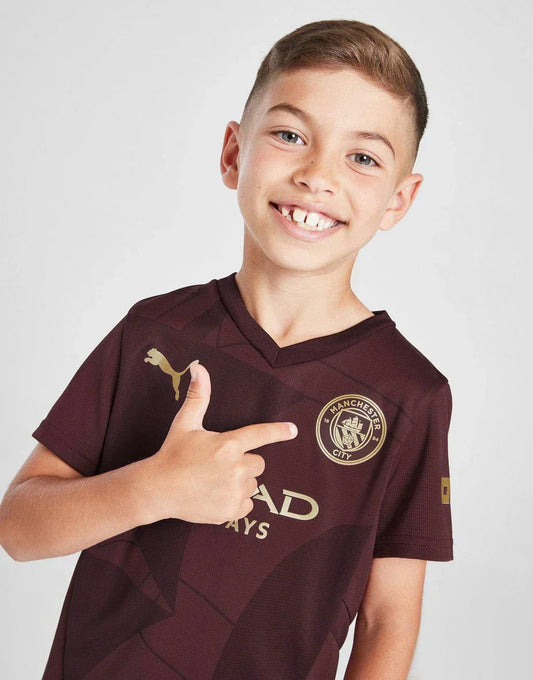 Manchester City 2024/25 Third Kids Kit Jersey