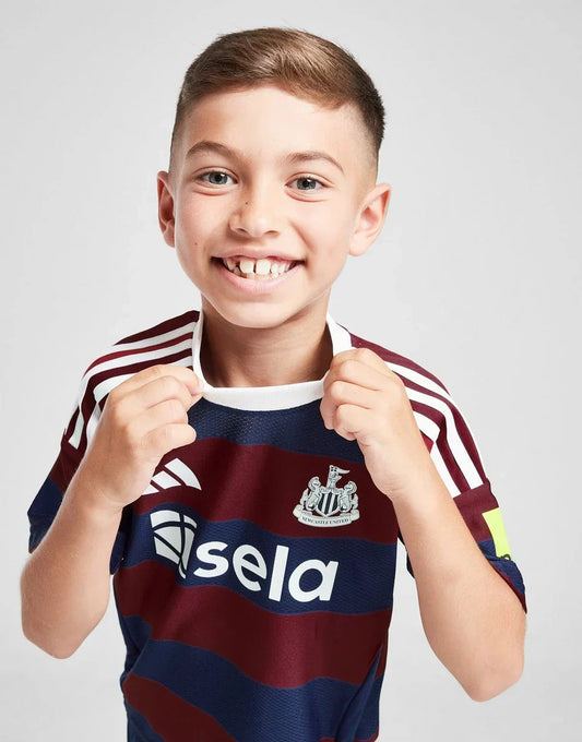 Newcastle United 2024/25 Away Kids Kit Jersey