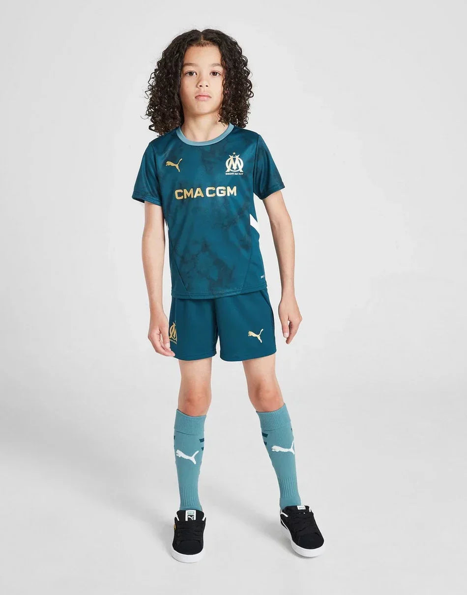 Olympique de Marseille 2024/25 Away Kids Kit