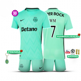 Sporting 2025/26 Third Kids Kit - Green