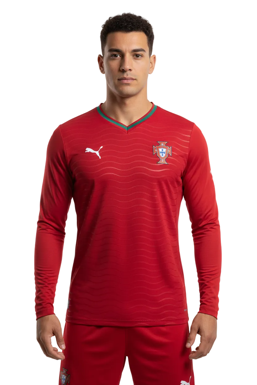 Portugal World Cup 2026 Jersey - Player Version - Long Sleeve