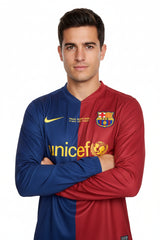 Barcelona Retro UEFA Champions League 2008/09 Home Jersey - Long Sleeve