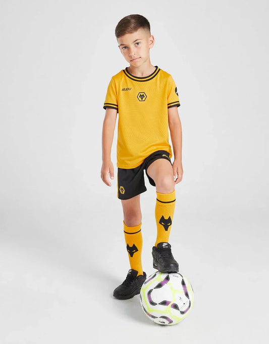 Wolverhampton Wanderers 2024/25 Home Kids Kit Jersey