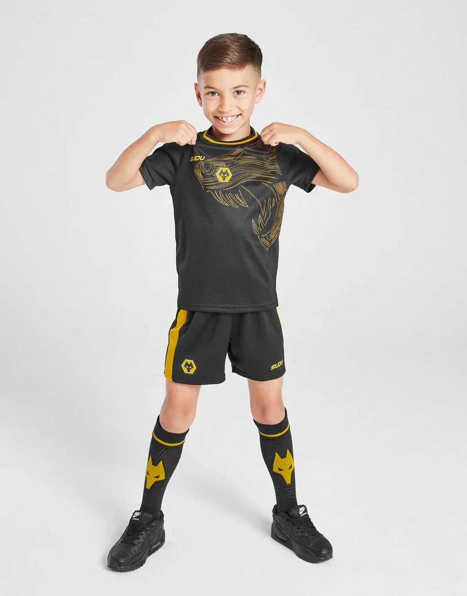 Wolverhampton Wanderers 2024/25 Away Kids Kit Jersey