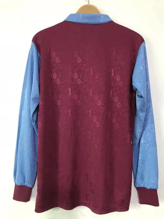 West Ham United 1995/97 Home Retro Jersey - Long Sleeve