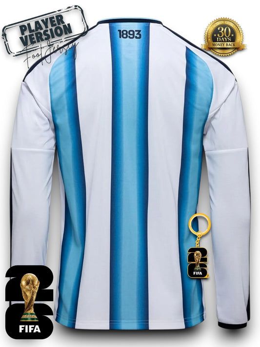 Argentina World Cup 2026 Jersey - Player Version - Long Sleeve