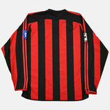 AC Milan 2003/04 Home Jersey - Long Sleeve Retro Version