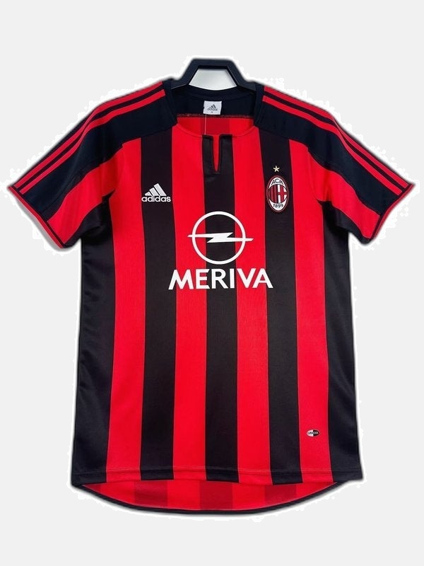 AC Milan 2003/04 Home Jersey - Retro Version