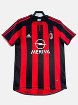 AC Milan 2003/04 Home Jersey - Retro Version