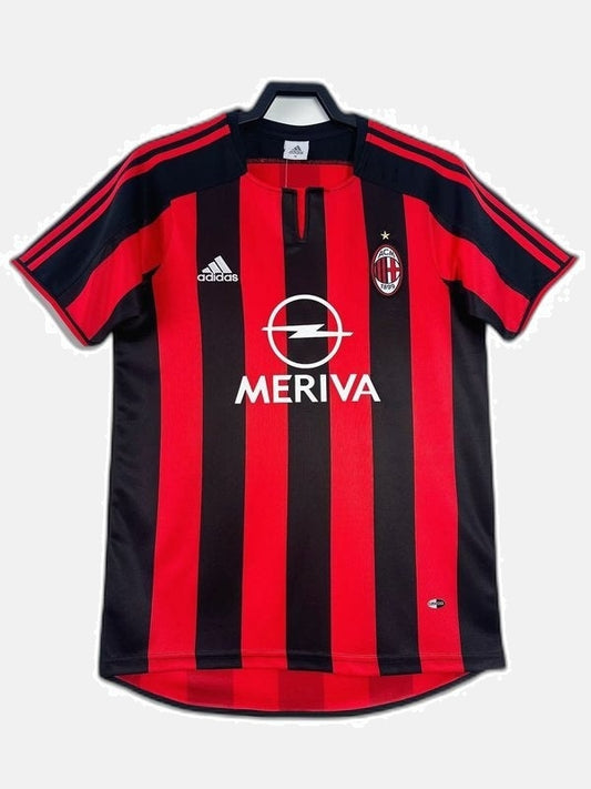 AC Milan 2003/04 Home Jersey - Retro Version